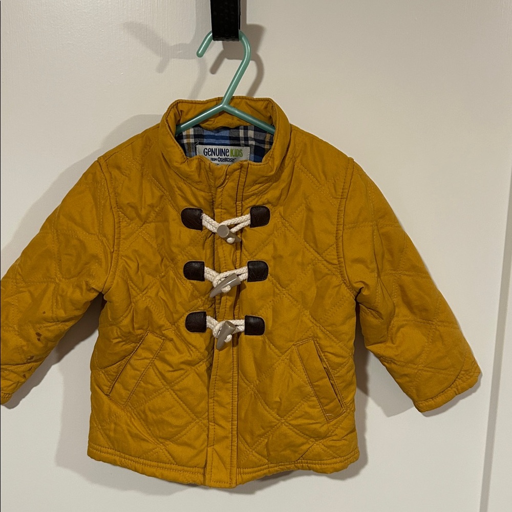 Genuine Kids Yellow Quilted Jacket